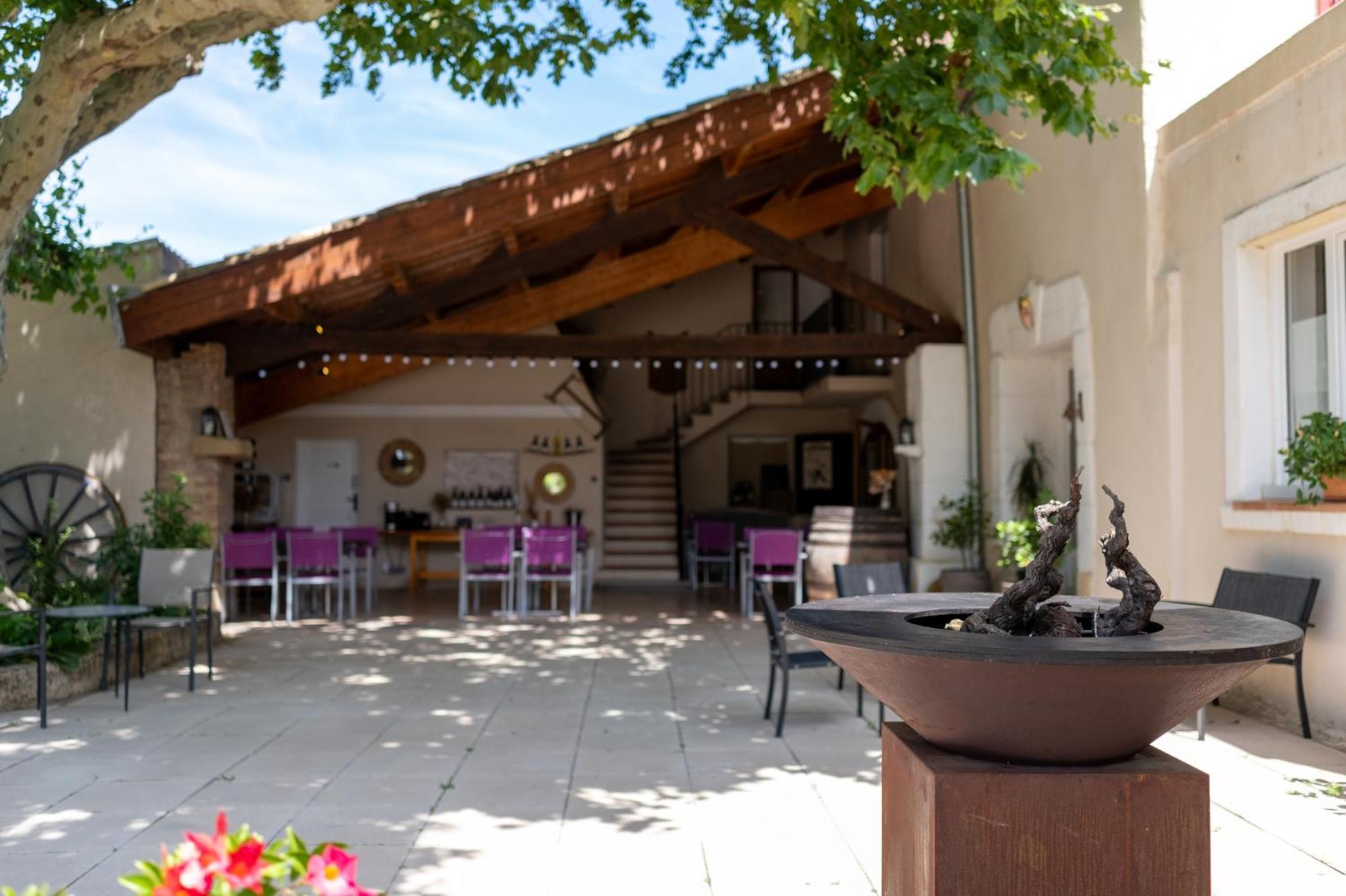 Le Vieux Platane Hotel Cairanne Exterior foto